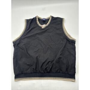 Peterbilt Winner Mate Vintage Vest Men’s Size XL Black Golf Vest